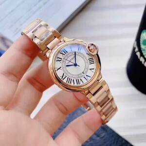 卡地亚女表蓝气球带钻