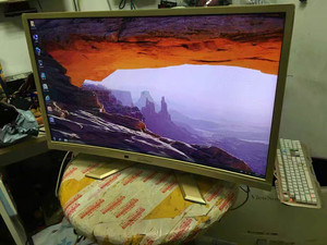 原装正品优威派克曲面一体机,型号e320qmg-s,32寸i
