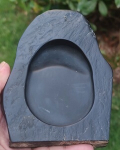 日本石砚,日本砚台,日本那智黑砚台,日本名砚.近全新未用.