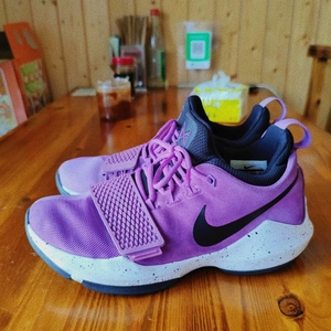 耐克 pg1 保罗乔治1代 40.5码 紫色 正品 支持任何