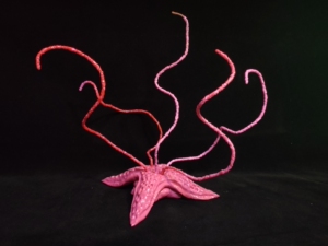 原创手作 超可动触手手办 触手怪 触手底座模型 变异肉蠕花