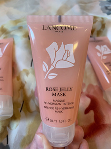 lancome兰蔻清滢玫瑰果冻补水面膜50ml涂抹睡眠面膜