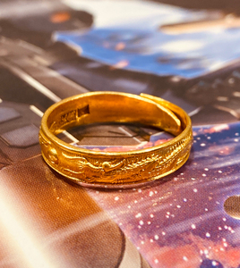 极品老金龙凤 戒 国营 上海金店 22k金 足赤 戒指(镯子