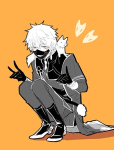 刀剑乱舞鸣狐cos,除小狐狸和刀外基本都有,面具,耳夹,鞋子