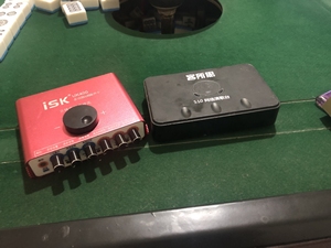 声卡两个 iskuk400 客所思s10附赠一根usb连接线