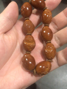 5迷你橄榄核雕 卫星弥勒挂瓷包浆了 完美 适合女孩子