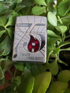 原装zippo打火机防风75周年纪念版材质镜面品牌zi