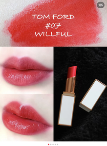 tf07号色willful白管 因为自己口红太多了 使用过一
