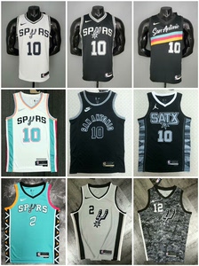 nba马刺队德罗赞,伦纳德,邓肯球衣