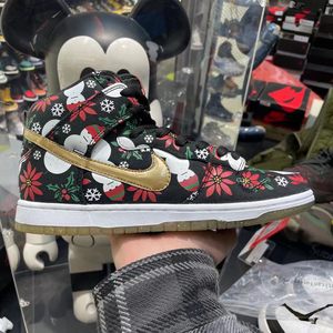 nike dunk sb ugly sweater 圣诞节系