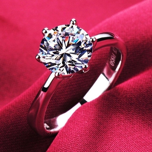 纯白金戒指铂金