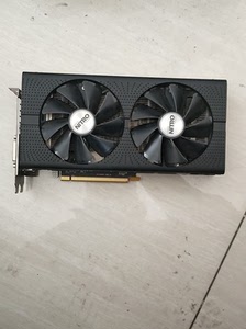原装拆机蓝宝石rx480 8g超白金显卡坏卡,显卡点不亮,实