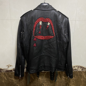 saint laurent slp血牙皮衣 尺码46