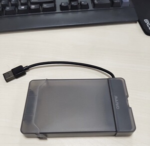 麦沃 maiwo k104 移动硬盘盒-磨砂黑