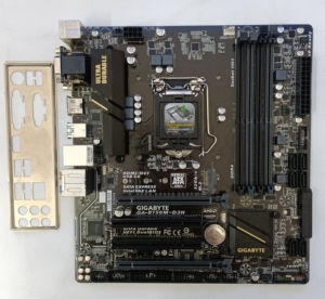 技嘉b150m-d3h旧主板,功能正常,四槽中板,支持115