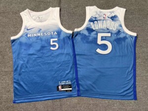 热压款nba森林狼爱德华兹城市版球衣nike篮球服_阿里巴巴找货神器