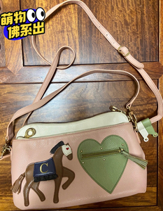 00从心开始xixi淘宝全新韩国lapalette小马包牛皮女包手提斜挎包