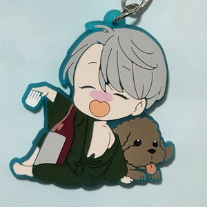 日版 周边 冰上的尤里 维克托 橡胶挂件 扭蛋