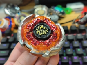 暴炎-黄金火焰s 飓风战魂爆裂系列升级版 自制陀螺