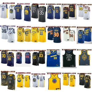 nba球衣 勇士库里汤普森拉塞尔au球员版刺绣复古篮球服背心_阿里巴巴