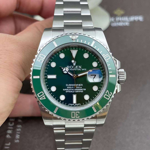 捡漏爆款[9.5新]劳力士潜航者型116610LV绿水鬼男士手表