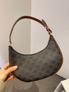 celine赛琳娜腋下包黑色老花经典款lisa同款