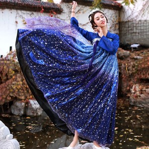 汉服女原创星空渐变齐胸襦裙套装学生显白超仙古风长款正版非古装