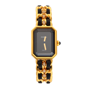 【98新】chanle香奈儿女表小方块手表premiere黑金方糖女士手腕表