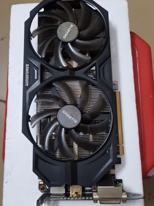 技嘉gtx760 2g d5显卡,正常使用无暗病,双风扇,双