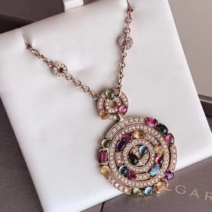 宝格丽彩宝项链