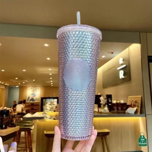 starbucks #星巴克2021 塑料吸管杯榴莲杯710