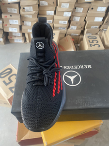 激发潜能一六八淘宝梅赛德斯奔驰男鞋夏季透气潮流增高鞋跑步鞋网布