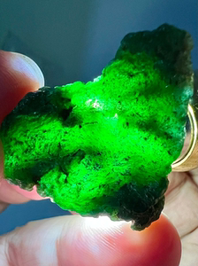 落玉堂翡翠冰种脱沙危料玉石危地马拉开窗冰种晴水蓝水