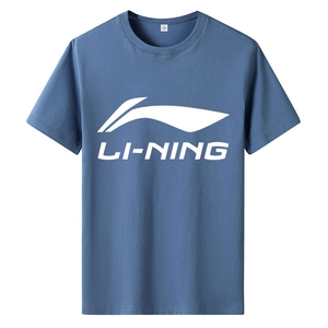 【特价】李宁男士纯棉t恤,3件男士夏季纯棉短袖t恤,打包出售