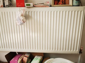 转让两组暖气片 燃气欧德尔暖气炉