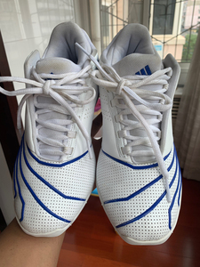 41码麦迪t-mac2白蓝成色如图,原盒,鞋面完好无开胶破损