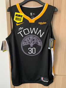 金州勇士队库里30号黑橡树au球员版球衣 总决赛g6版本 失