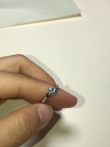 000人付款淘宝18k钻石项链,金