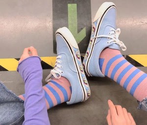 宋亚轩同款  vans era 95 dx 独角兽  淡蓝色