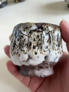 沐焰瓷坊,王忠伟,国家宝藏,沐焰杯!中号银标手印!个人转让