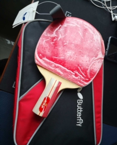 张怡宁蝴蝶乒乓球拍