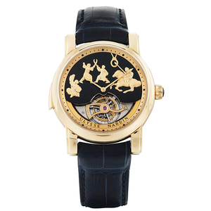 5新]雅典成吉思汗动偶三问陀飞轮手动机械男表786-88