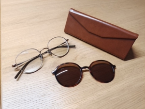 日本晴姿jins一镜两用二合一近视眼镜墨镜