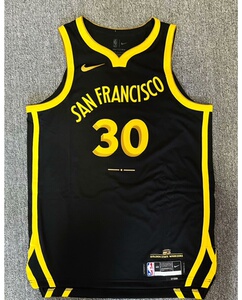 nike耐克金州勇士队斯蒂芬库里au30号curry球衣旧金