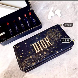 dior迪奥雪花圣诞限量版口红烟花 套装套盒999 5支六只
