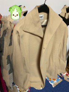 飞尼克斯 羊绒半大大衣 腰带款式 浅驼色 175/96A