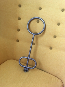 同款货源春去秋来雁归淘宝金属不锈钢插销锁高精致手颈一字枷sm