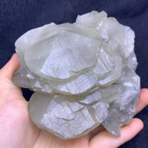 黑金玫瑰方解石 天然七彩硫铁矿 共生 千层宝塔方解石