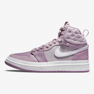 耐克女鞋air jordan1 aj1复古女子高帮紫色篮球鞋