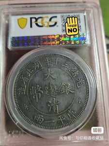 大清银币光绪元宝三十年湖北省造库平一两二龙戏珠银元